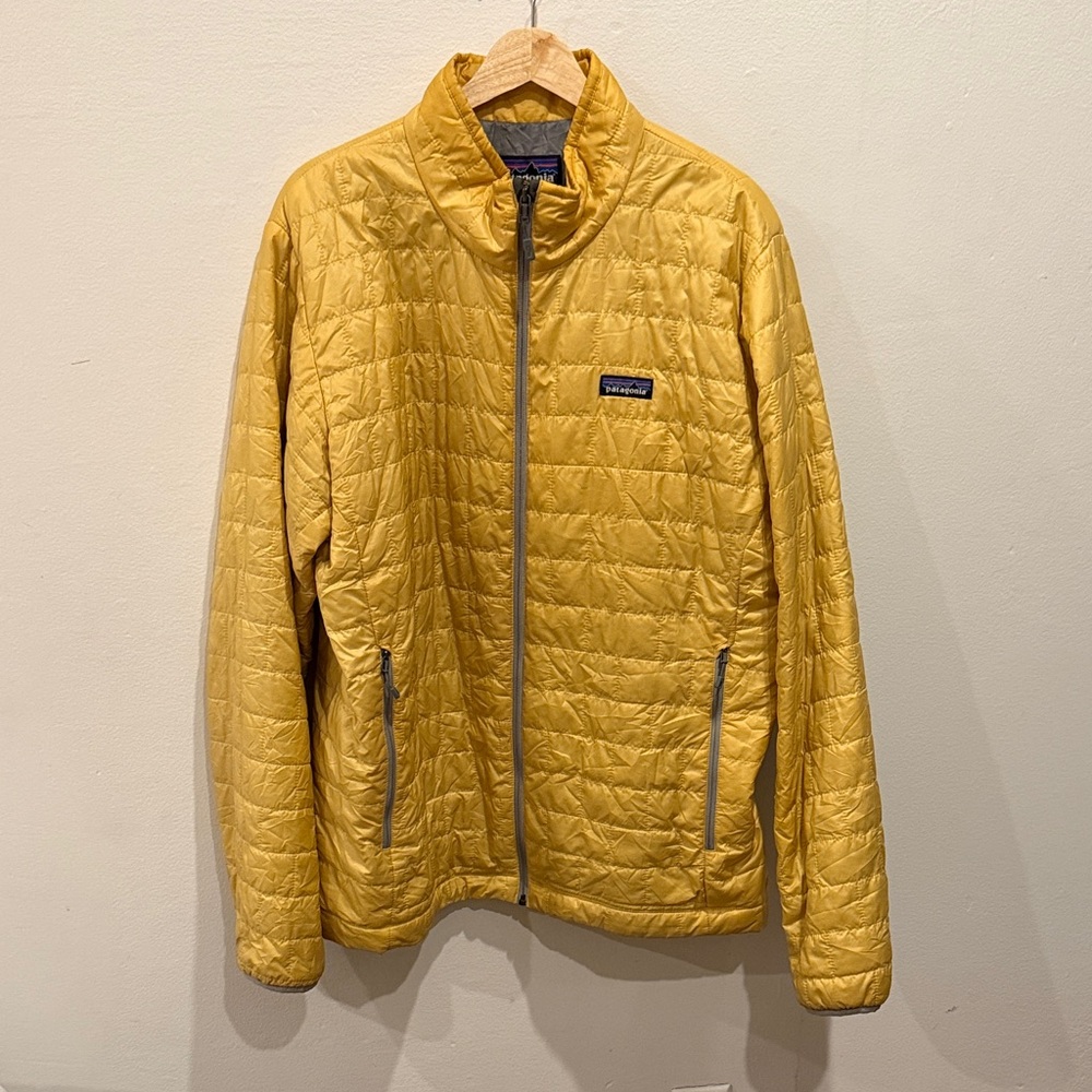 Patagonia Men's Mustard Puffer Jacket